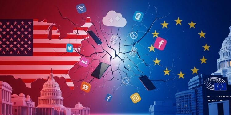 Les États Unis menacent lUnion européenne de représailles si elle maintient sa régulation numérique jugée discriminatoire envers les géants tech américains Tension transatlantique en vue    Viral Mag