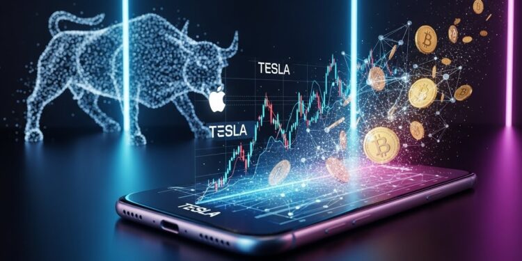 Découvrez comment XBOcom permet désormais dacheter Apple Tesla ou Amazon avec vos cryptos 24h24 et dès 3 $ Une petite révolution qui rapproche Wall Street et la crypto   Viral Mag