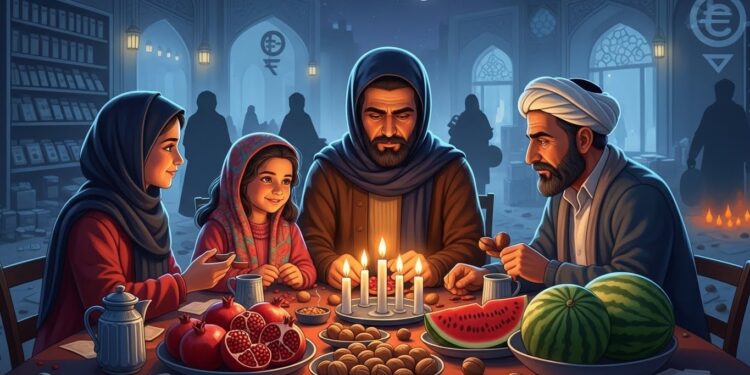 En Iran la nuit de Yalda célébration millénaire du solstice dhiver résiste malgré linflation galopante et la crise économique Familles fruits et poésie  un moment de lumière dans lobscurité   Viral Mag