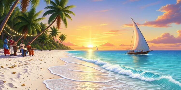 Zanzibar en Février : Soleil, Plages et Festivals Magiques - Viral Mag Découvrez Zanzibar en février climat idéal affluence modérée plages paradisiaques et événements culturels comme Sauti za Busara Le guide complet pour un voyage inoubliable sous le soleil Viral Mag