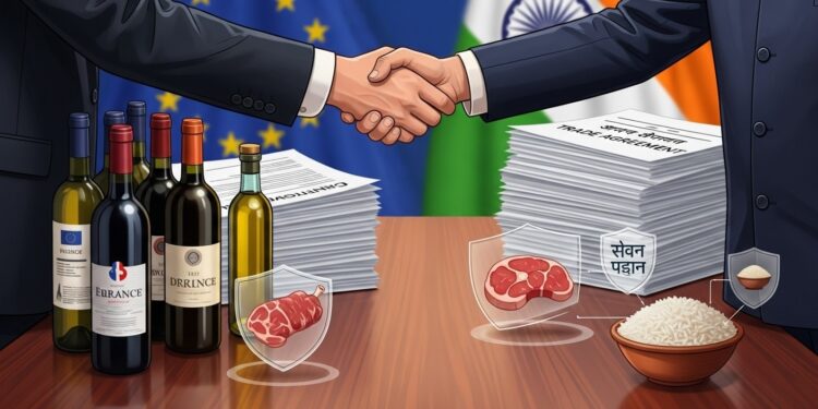 Accord Commercial UE-Inde : Victoire pour Vins et Agriculture - Viral Mag Laccord commercial entre lUE et lInde protège les secteurs agricoles sensibles tout en ouvrant des opportunités majeures pour les vins et spiritueux européens Une avancée équilibrée saluée par les professionnels Viral Mag