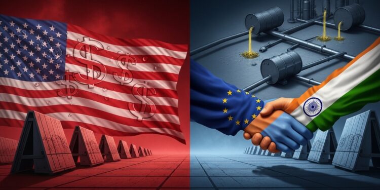 Scott Bessent secrétaire au Trésor américain critique vivement laccord commercial Inde UE accusant lEurope de financer indirectement la guerre via du pétrole russe raffiné en Inde priorisant le commerce sur lUkraine   Viral Mag