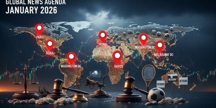 Découvrez lagenda mondial du 13 au 21 janvier 2026  procès emblématiques sommets diplomatiques économie sport et tensions géopolitiques Une semaine sous haute tension    Viral Mag