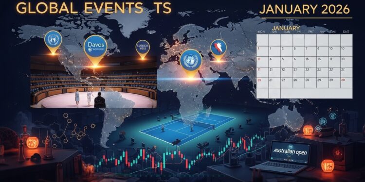 Découvrez lagenda international complet du 22 au 30 janvier 2026  Forum de Davos mode à Paris élections procès marquants résultats dentreprises et événements sportifs majeurs   Viral Mag