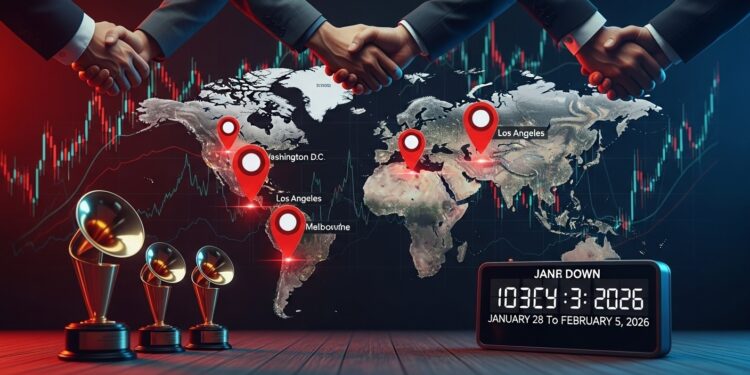 Découvrez lagenda international chargé du 28 janvier au 5 février 2026  visites diplomatiques majeures résultats dentreprises tech risques de shutdown US et Grammy Awards à Los Angeles   Viral Mag