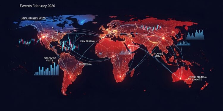 Découvrez lagenda mondial du 28 janvier au 5 février 2026  visites diplomatiques majeures résultats dentreprises tech tensions budgétaires US et événements culturels incontournables   Viral Mag
