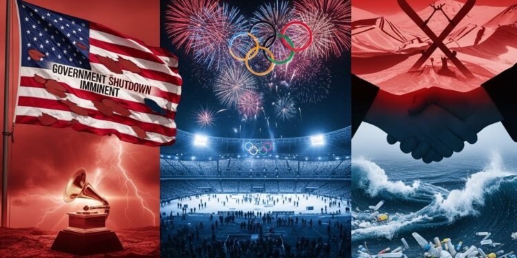 Agenda International Explosif : 30 Janv-7 Févr 2026 - Viral Mag Découvrez lagenda international chargé du 30 janvier au 7 février 2026 Jeux Olympiques dhiver à Milan Grammys paralysie budgétaire US procès sensibles et sommets diplomatiques majeurs Viral Mag