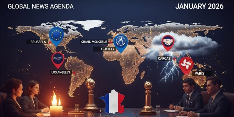 Découvrez lagenda international chargé du 9 au 17 janvier 2026  votes cruciaux drames en Suisse Golden Globes tempêtes procès retentissants et visites diplomatiques majeures qui agitent le monde   Viral Mag