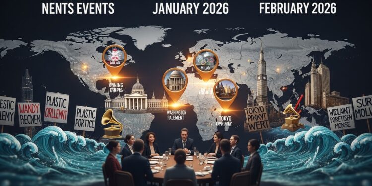 Découvrez lagenda international chargé du 31 janvier au 8 février 2026  Jeux Olympiques dhiver à Milan tensions géopolitiques procès marquants et événements culturels majeurs à travers le monde   Viral Mag