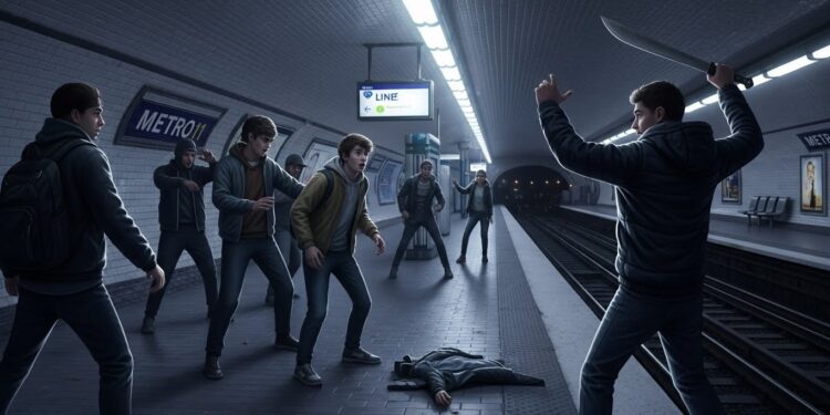 Terrible agression à la machette dans le métro Pyrénées à Paris  un adolescent de 16 ans blessé par une bande de 20 voleurs qui lui dérobe sa veste Détails et conséquences sur la sécurité   Viral Mag