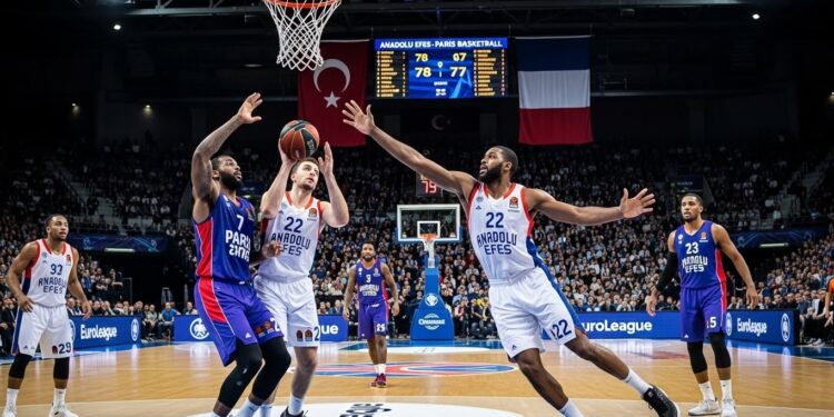 Découvrez la preview du match Anadolu Efes   Paris Basketball du 7 janvier 2026 en Euroligue Deux équipes à 6 13 un duel décisif pour relancer la saison avec enjeux et joueurs clés   Viral Mag