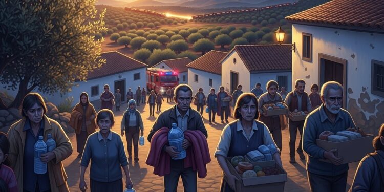 En Andalousie après la collision mortelle entre deux trains ayant fait 39 victimes les habitants dAdamuz se mobilisent en masse Découvrez cet élan bouleversant de solidarité face au drame   Viral Mag