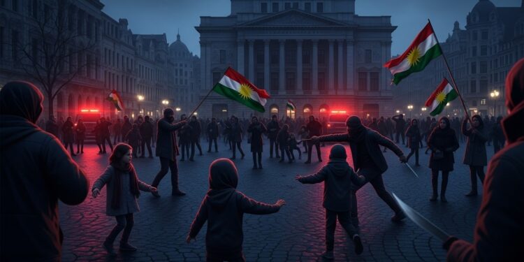 Jeudi soir à Anvers une manifestation kurde pacifique a viré au cauchemar avec une attaque au couteau faisant six blessés dont deux graves La communauté dénonce un acte terroriste ciblé Détails et enquête en cours   Viral Mag