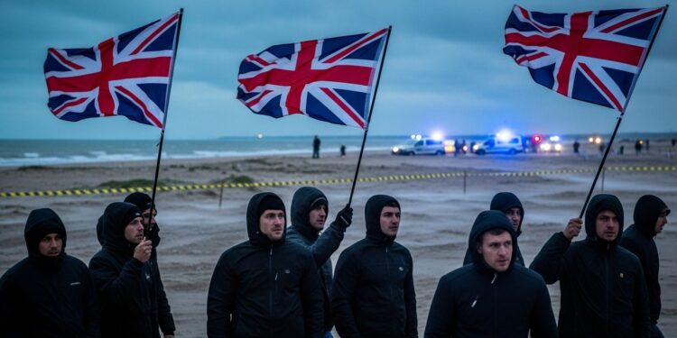 Deux Britanniques interpellés près de Calais pour provocation à la haine lors dune mobilisation anti migrants interdite Décryptage des faits contexte et implications sécuritaires sur le littoral français   Viral Mag