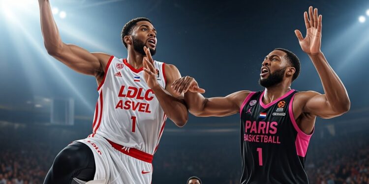 Ce dimanche 11 janvier 2026 lAsvel reçoit Paris Basket à 19h00 en Betclic Elite Duel intense attendu entre deux formations ambitieuses Analyse enjeux et clés du match   Viral Mag