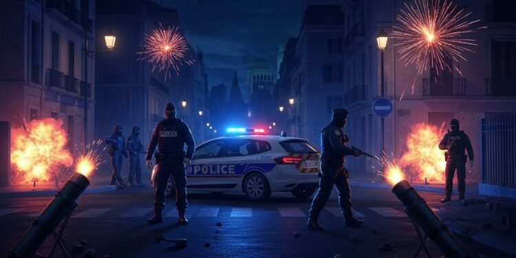 Découvrez le récit choquant dune patrouille policière prise pour cible à Avignon le soir du Nouvel An  tirs de mortiers encerclement et violences physiques Un incident révélateur des tensions urbaines en France   Viral Mag