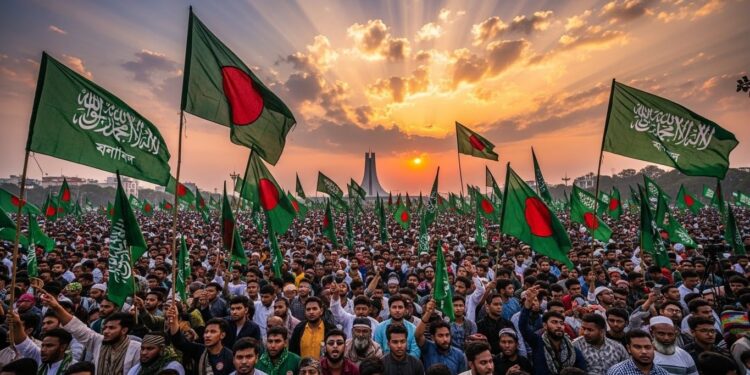 Au Bangladesh après 15 ans de répression les mouvements islamistes reviennent en force avant les législatives de février 2026 Jamaat e Islami et alliés pourraient bouleverser lavenir politique du pays   Viral Mag