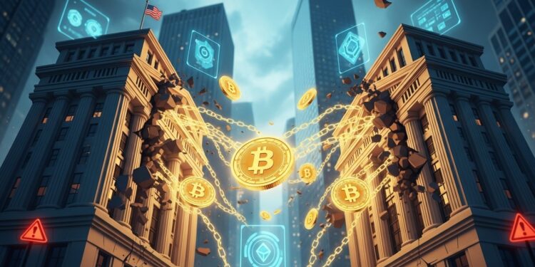 Banques Américaines Contre l’Essor des Cryptomonnaies - Viral Mag Les banques US sopposent fermement à la démocratisation des cryptos craignant une fuite massive des dépôts Le CLARITY Act au cœur des tensions entre finance traditionnelle et secteur crypto pro Trump Viral Mag