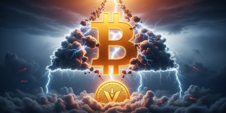 Le Bitcoin forme un pattern haussier majeur malgré 681M$ de sorties nettes des ETF la semaine dernière Analyse complète du rebond et des perspectives 2026   Viral Mag