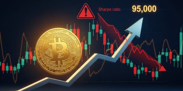 Découvrez pourquoi le Bitcoin approche les 95 000 $ avec enthousiasme mais pourquoi le ratio Sharpe en baisse alerte les investisseurs sur la solidité réelle de cette hausse   Viral Mag