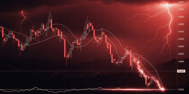 Bitcoin Risque une Chute vers 65 000 $ : Analyse Technique - Viral Mag Le Bitcoin perd sa structure haussière hebdomadaire après un rejet net en résistance Vers une correction profonde à 65 000 $ Analyse détaillée des niveaux clés et perspectives 2026 Viral Mag
