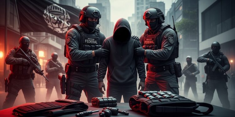 Brésil : Arrestation d’un Suspect Lié à l’État Islamique pour Attentat-Suicide - Viral Mag La police brésilienne a interpellé un homme soupçonné de préparer un attentat suicide au nom de lÉtat islamique Une opération soutenue par le FBI a déjoué ce projet terroriste sur le sol brésilien Détails et implications Viral Mag