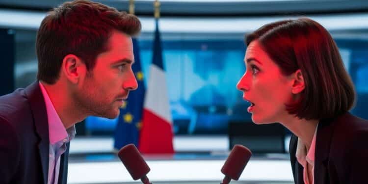 Bruce Toussaint Recadre Marine Tondelier en Direct - Viral Mag En direct sur la matinale TF1 Bruce Toussaint a fermement recadré Marine Tondelier après lusage du terme déportation pour qualifier une expulsion Un échange tendu qui fait débat Viral Mag