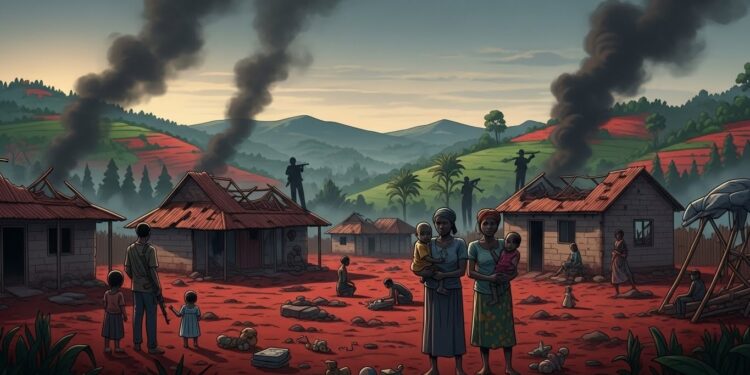 Tragédie au Cameroun anglophone  14 civils tués dont 7 enfants dans une attaque armée à Guidado Le conflit persistant fait de nouvelles victimes innocentes dans le Nord Ouest   Viral Mag