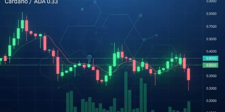 Cardano Stabilise à 0,33 $ : Double Bottom en Formation - Viral Mag Le prix de Cardano tient fermement les 033 $ et dessine un double bottom prometteur Analyse technique détaillée et scénarios à venir pour ADA en 2026 Viral Mag
