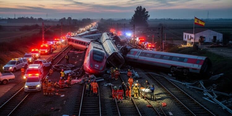 Tragédie ferroviaire en Andalousie  40 morts 41 blessés trois jours de deuil national décrétés Détails sur laccident les secours en cours et lenquête promise transparente par le gouvernement   Viral Mag
