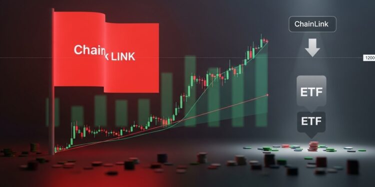 Découvrez pourquoi le prix de Chainlink forme un pennant baissier inquiétant tandis que les inflows dans son ETF sessoufflent Analyse technique et fondamentale complète pour comprendre les risques à venir   Viral Mag