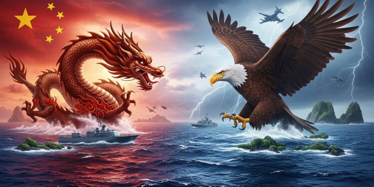 Chine Défie la Dissuasion US en Indo-Pacifique - Viral Mag Pékin juge vouées à léchec les tentatives américaines de containment via la nouvelle Stratégie de défense 2026 Dissuasion par la force et dialogue se confrontent en Indo Pacifique Viral Mag