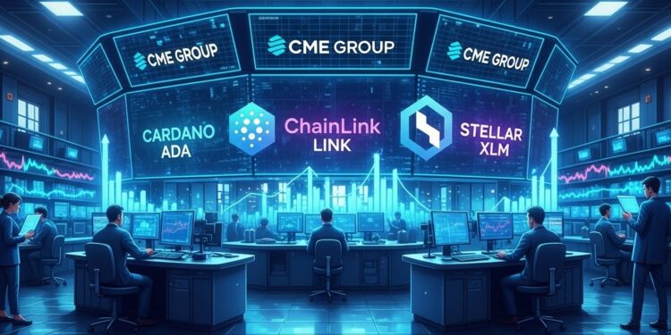 Le 9 février 2026 CME Group introduit des contrats futures sur Cardano Chainlink et Stellar renforçant laccès institutionnel aux altcoins via des produits réglementés et micro contrats attractifs   Viral Mag