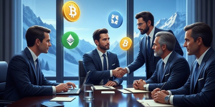 Brian Armstrong PDG de Coinbase rencontre les dirigeants bancaires à Davos pour relancer le projet de loi sur la structure de marché crypto aux États Unis après le retrait du soutien à la version révisée du CLARITY Act   Viral Mag