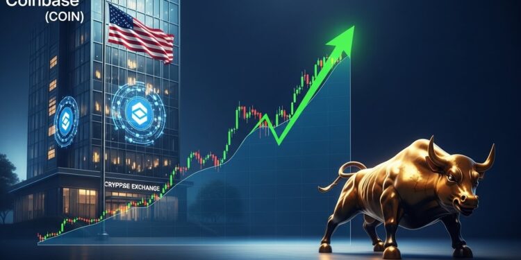 Après une chute de 50  en 2025 Coinbase bénéficie dupgrades très haussiers de Bank of America et Goldman Sachs Analyse complète du potentiel de rebond et des risques qui pèsent encore sur le titre COIN   Viral Mag