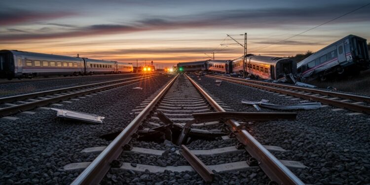 Découvrez les premiers éléments de lenquête sur la collision ferroviaire en Espagne ayant causé 45 morts  une rupture de rail suspectée avant le déraillement Hypothèse principale et enquête en cours   Viral Mag
