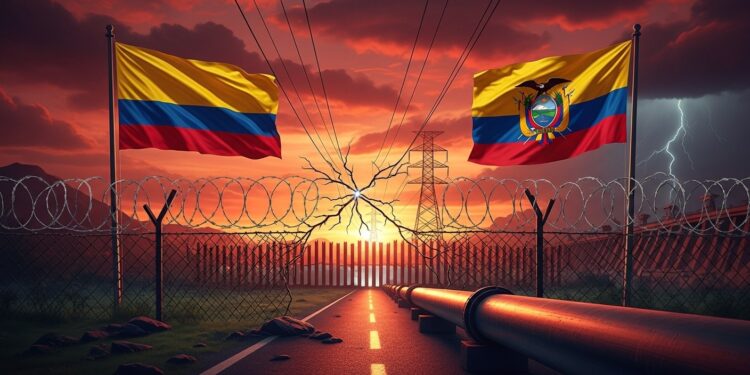 Colombie-Équateur : Escalade Tarifaire et Crise Énergétique - Viral Mag Les tensions montent entre Colombie et Équateur avec des taxes de 30 et suspension délectricité Risques pour la coopération frontalière et énergétique dans les Andes Viral Mag