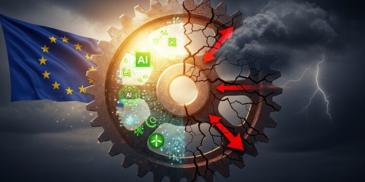 Compétitivité Européenne : Des Efforts Qui Patinent - Viral Mag LUnion européenne peine à booster sa compétitivité économique malgré de multiples initiatives Bilan mitigé indicateurs en berne et urgences soulignées par la Commission décryptage complet Viral Mag