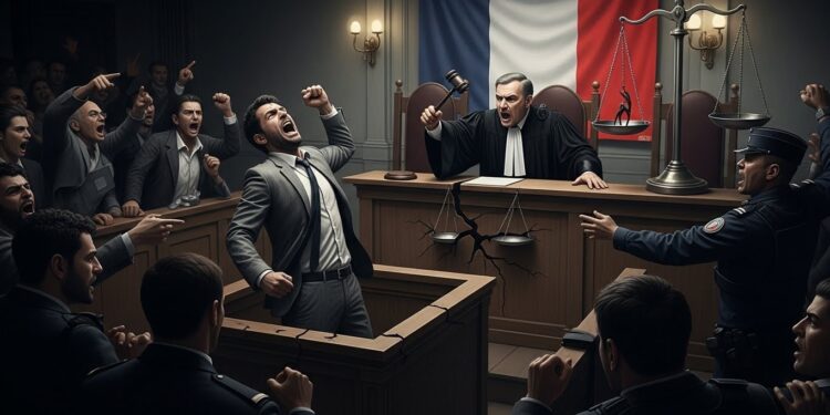 Au Mans un multirécidiviste de 34 condamnations déjà dont apologie du terrorisme explose en audience avec menaces insultes raciales et antisémites Allah Pétain et haine en boucle   Viral Mag