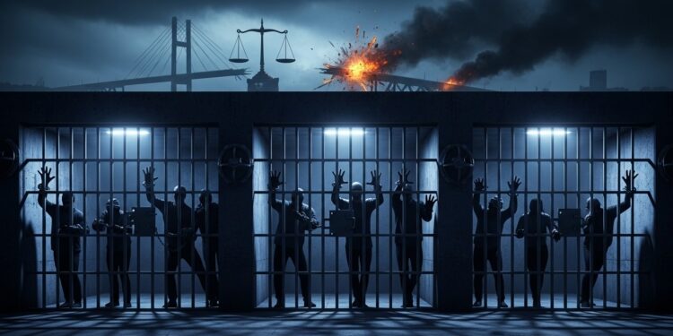 Huit condamnés à perpétuité pour lattentat du pont de Crimée en 2022 clament leur innocence et appellent Russie Ukraine et États Unis à les inclure dans un futur échange de prisonniers   Viral Mag