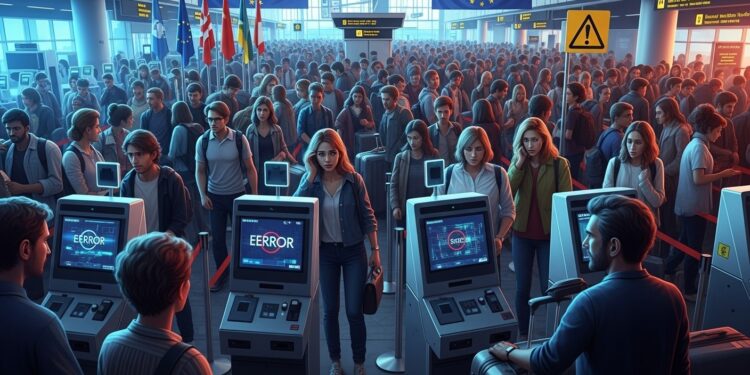 Contrôles Frontières UE : Alerte Chaos dans l’Aérien - Viral Mag Le nouveau système EES aux frontières européennes inquiète le secteur aérien français Files dattente pannes et retards menacent la fluidité cet été Décryptage des problèmes actuels et des risques pour les voyageurs Viral Mag