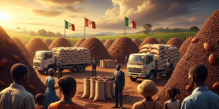 LÉtat ivoirien annonce lachat massif de 130 000 tonnes de cacao bloquées pour débloquer les paiements aux planteurs face à la crise dexportations et préserver les revenus à 2 800 FCFAkg   Viral Mag