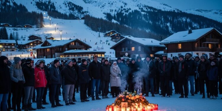 Crans-Montana Après la Tragédie : Ski et Deuil Entrelacés - Viral Mag Après lincendie dramatique du Nouvel An à Crans Montana ayant causé 40 morts la station de ski reste ouverte Entre compassion des touristes et nécessité économique la vie reprend doucement Viral Mag