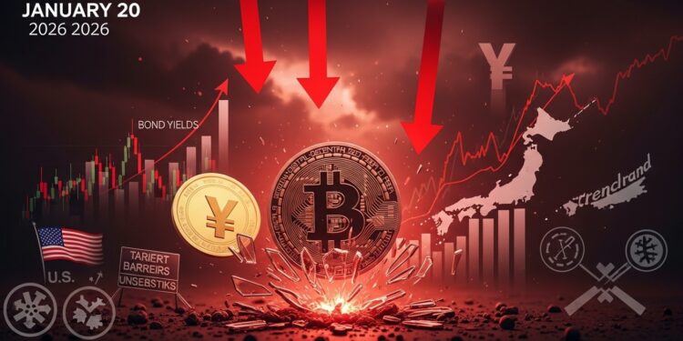 Plongez dans les raisons du crash crypto du 20 janvier 2026  yen fort tarifs Trump et chute des futures Analyse complète des impacts sur Bitcoin et altcoins   Viral Mag