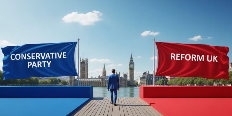 Robert Jenrick ténor conservateur suspendu par Kemi Badenoch pour complot de défection Reform UK de Farage attire les mécontents Tories Crise profonde au sein de lopposition britannique   Viral Mag