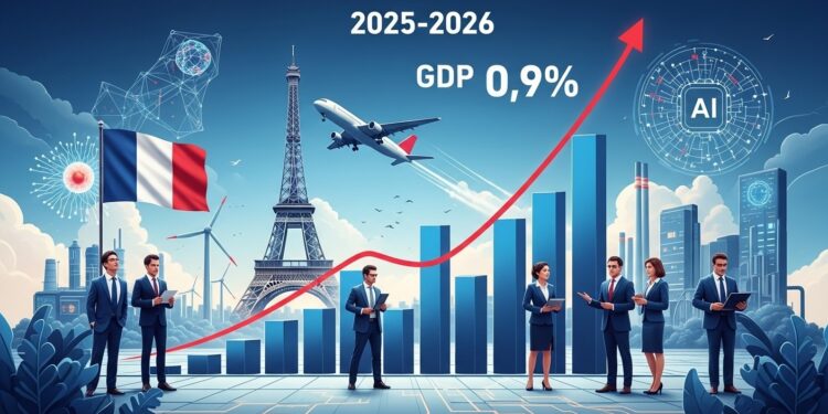 La croissance du PIB français atteint 09  en 2025 portée par lindustrie et les entreprises Découvrez les moteurs de cette performance et les défis budgétaires persistants pour 2026   Viral Mag