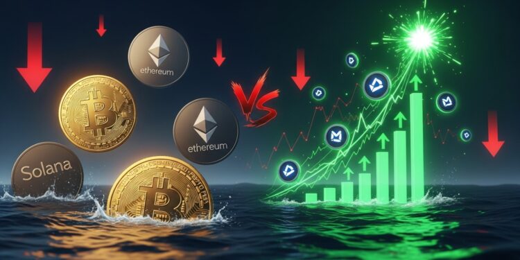 Les micro caps crypto senflamment avec des hausses jusquà 16 alors que Bitcoin Ethereum et Solana marquent le pas après 17 milliard de liquidations Décryptage du phénomène actuel   Viral Mag