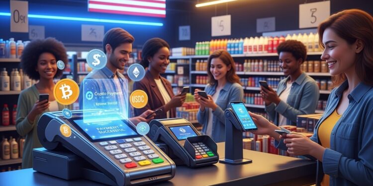 Crypto Paiements : 37% des Grandes Entreprises US Adoptent - Viral Mag Une enquête PayPal révèle que 37 des grandes firmes américaines acceptent déjà les cryptomonnaies Les paiements crypto explosent et pourraient devenir mainstream dici 5 ans Viral Mag