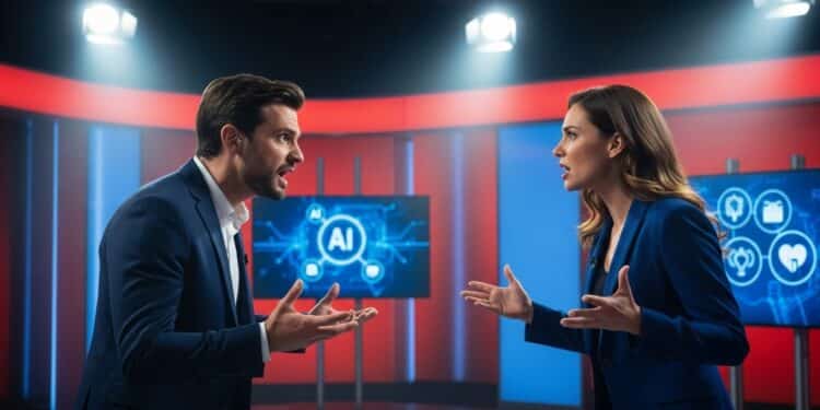 Cyril Hanouna Excédé : Retour Tendu de Delphine Wespiser en Direct - Viral Mag Découvrez les coulisses explosives du retour de Delphine Wespiser sur le plateau de TBT9 face à un Cyril Hanouna visiblement agacé par un couac technique lors dun débat sur lIA et la santé Viral Mag