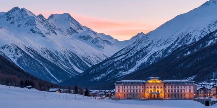 À Davos lAmérique impose son rythme  culte religieux pro Trump USA House privatisé et tensions sur le Groenland La plus grande délégation US jamais vue marque le Forum économique mondial   Viral Mag